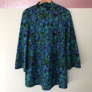 Zara Floral Printed Long Sleeve Dress